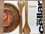 The Cellar Serveware, Acacia Wood 7 Piece Bowl Set New!!!!. Fixed Price $55.79.