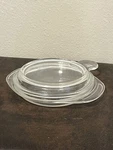 (2) Clear Corning Ware 750 Ml- Oz & Pyrex Glass P-240-C Lid 682-030 Bowl. Fixed Price $29.99.