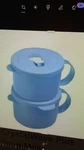 Tupperware Crystalwave Set Of 2-SOUP Mug, Blue #3155A-2- Nip. Fixed Price $18.00.