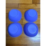 Tupperware Purple Blue Snack Bowls Set Of 400ML 3/4 Cups 3514B-6. Fixed Price $15.00.