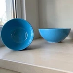 Ikea Fargrik Coupe Bowls Turquoise Aqua Blue 3/8 Soup Cereal 21963 Sweden. Fixed Price $24.99.