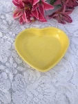 New Sunflower Yellow 17 Oz. Medium Heart Shaped Bowl Dish Fiestaware. Fixed Price $19.99.