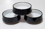 S/3 Dansk Kobenstyle Black All Purpose Bowls. Fixed Price $40.00.