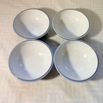 Denby England Blue Jetty Soup Cereal Bowl Set Of 4. Fixed Price $74.99.