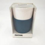 New Pantone Universe Anthracite 19-4227 13.5 Oz India Green Cup Mug Gift Box Nib. Fixed Price $9.99.