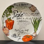 Rosanna Pasta Bowl *never Used* Perfect Large Ceramic 12 3/4" X 3/8". Fixed Price $29.00.