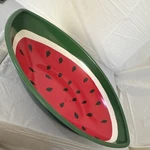 The Ullman Company Watermelon Oval Plastic Fruit Bowl 18IN- Set Of 2. Fixed Price $12.00.