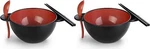 Ozeri Earth Ramen Bowl 6-PIECE Set Colors , Made From Plant & Natural Materials. Fixed Price $21.35.