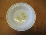 Arcopal France ARP3 Yellow Flowers Rim Soup Bowl 8 1/2" 4 Available. Fixed Price $8.00.