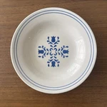 Bowls Oxford Brazil 4830 Blue White Floral Medallion Double Stripe 8.75 Soup. Fixed Price $39.99.