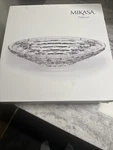 Mikasa Palazzo 13 Crystal Serving Platternib #5116399 Centerpiece. Fixed Price $45.00.