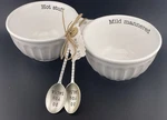 Mud Pie Salsa Double Dip Set - #4171041 New With Tags (2015). Fixed Price $14.98.