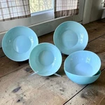 Luminarc Diwali Turquoise Tempered Opal Glass Bowl Pasta Plate You Choose Blue. Fixed Price $19.99.