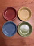 Signature Sorrento 5 1/2 Individual Dip Dish Assorted Colors Lot Of 4. Fixed Price $25.00.