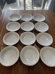 Noritake Guilford 7-1/2 Inch Soup Coupe Bowls Set Of 12 Japan #5291. Fixed Price $59.00.