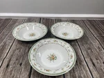Mikasa Anson Coulture Collection 7.75" Rimmed Soup Bowl Floral L2001 Set Of 3. Fixed Price $41.83.