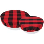 Now Designs Bowl Covers, Red Buffalo Check - Set Of (2023042). Fixed Price $30.00.