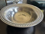 Vintage Wilton Armetale Flutes Pearls Large Round Salad Serving Bowl 12". Fixed Price $90.00.