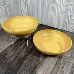 Tupperware Yellow Bowl 890-36 Lot Of 2 Well Used!. Fixed Price $14.75.