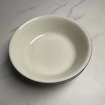 Lenox Solitaire 6 Platinum Ivory Soup Pasta Bowl Bone China Made Usa. Fixed Price $23.99.