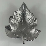 Martha Stewart Park Leaves Collection 9 Inch Silver Maple Leaf Bowls. Fixed Price $8.00.