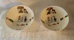Vintage Royal Sealy Japan Pennsylvania Dutch Folk Art 5" Bowls Lot 2. Fixed Price $12.00.
