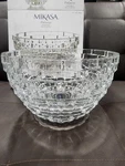 Mikasa Palazzo Crystal Bowl 8.9 Inches Brand New Box. Fixed Price $29.99.