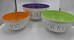 Rae Dunn Halloween Melamine Mixing Bowl Set Of 3 Trick Or Treat Hocus Pocus Boo. Fixed Price $49.99.