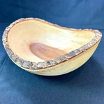 Acacia Tree Bark Oval Bowl Lipper International 10 Raw Edge Natural. Fixed Price $18.99.