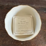 Lenox Rose Blossom Bowl White China W/ 24K Gold Trim Round Mpn 092386 Collect. Fixed Price $27.30.