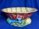 Tracy Porter China Artesian Road Collection Salad Serving Bowl. Fixed Price $60.00.