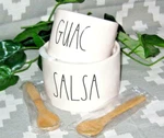 Rae Dunn Guac And Salsa Bowl Set New. Fixed Price $14.99.