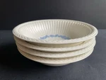 Wedgwood Queensware Embossed August 1922 Cereal Bowls Set Of 4. Fixed Price $83.38.
