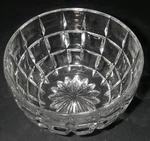 Badash Crystal Alice Clear Glass Bowl Cut Vertical Horizontal Lines Poland. Fixed Price $9.99.