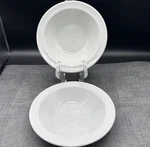 Vtg Inter American Porcelain Soup Bowls Made Poland Set Of 2 Restaurantware. Fixed Price $17.95.