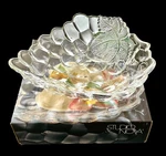 Studio Nova Nature's Harvest Glass 8 Serving Fruit Bowl Grape Shaped Nos. Fixed Price $13.27.