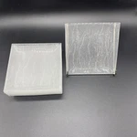 (6) Arcoroc Frosted Tempered Glass Appetizer Dessert Bread Square Plate 4.25". Fixed Price $19.99.