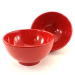 Waechtersbach Fun Factory Red Cereal Bowl Set Of 2 Smooth 5 3/4" Dia Germany. Fixed Price $26.85.