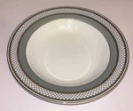 New Lauren By Ralph Silk Ribbon Slate 8.5 Rimmed Soup Bowls Nwob. Fixed Price $29.99.