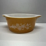 Pyrex Deep Casserole Bowl Vintage 475-B Cinderella Butterfly 2.5 Qt Mixing Round. Fixed Price $39.95.