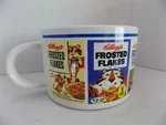 Frosted Flakes Cereal Bowl Mug Large Ceramic Tony Tiger Kelloggs Galerie Nos Htf. Fixed Price $15.00.