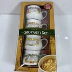 Caraway Naturals Soup Gift Set With Chicken Noodle Mix & 4 Ceramic Bowls. Fixed Price $21.47.
