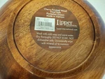 Lipper International Cherry Round Wood Salad Bowl Plantation Grown Large 12 New. Fixed Price $15.00.