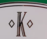 New Tag Lenox Federal Platinum Monogram Dinner Plate - Block 10 7/8". Fixed Price $9.95.