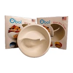 2 Obol The Original Crispy Bowl Spiral Slide Design White Usa Made Swoop Scoop. Fixed Price $20.20.