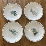 Williams Sonoma Pasta Bowl Herbs Tarragon Thyme Cayenne Bay Portugal 9.5 Set 4. Fixed Price $49.99.