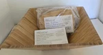 Pampered Chef Bamboo Square Bowl 11" Model #2254 & #2288 Salad Claws New. Fixed Price $29.99.
