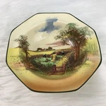 Royal Doulton 1/2" Vtg China Hexagonal Bowl D5694 Rustic England Collection. Fixed Price $23.99.