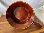 Rubel 1028 Serving Dish/bowl With Handle Brown Pottery Made Usa. Fixed Price $15.00.