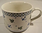 Sango Sabrina 8840 45 Tea Cup Dishwasher Oven Microwave Floral China White Blue. Fixed Price $9.99.